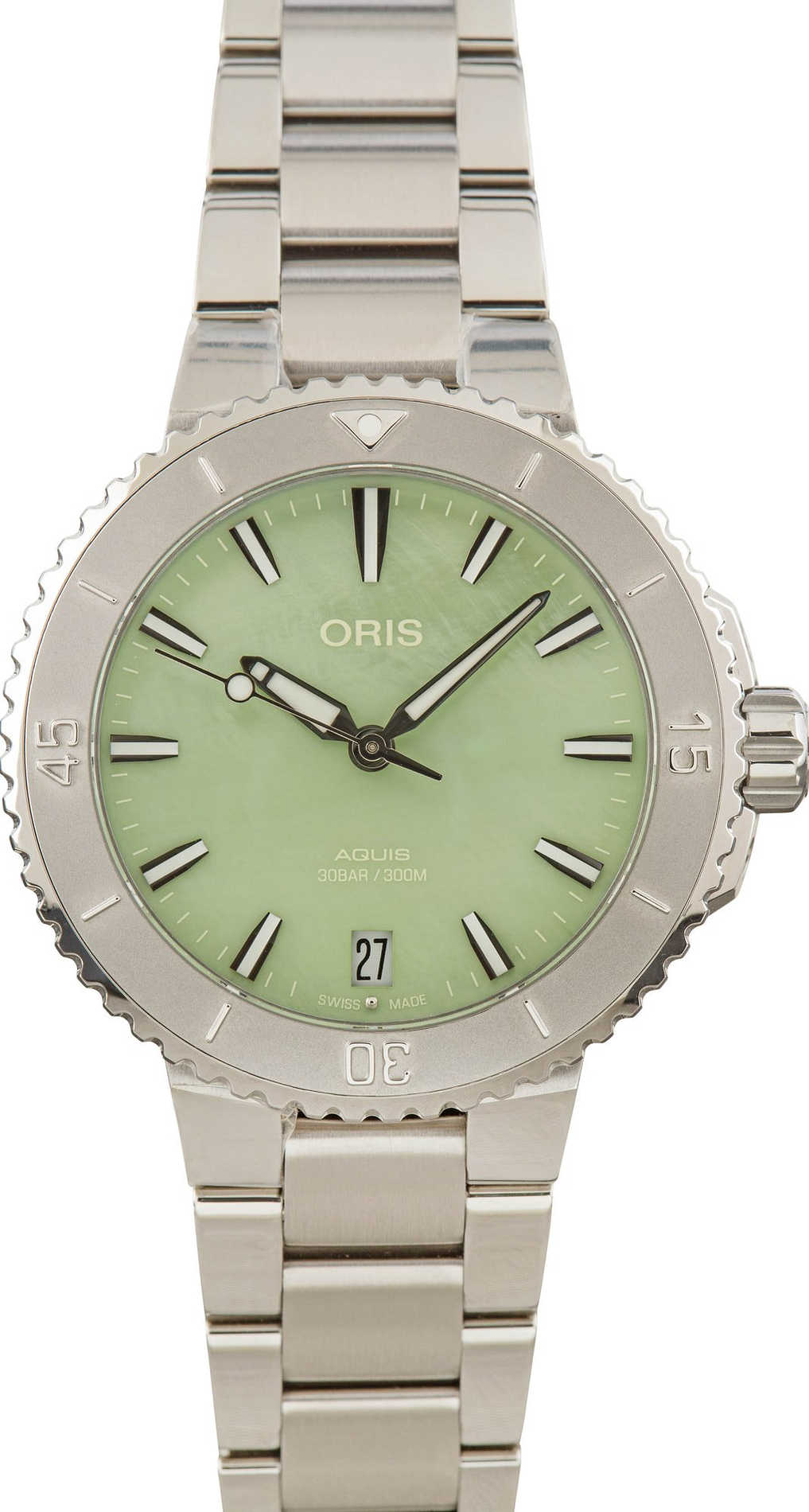 Oris Aquis Date Green MOP