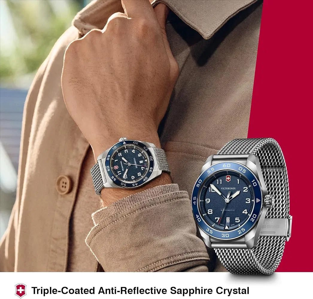 Victorinox Swiss Army Automatic Blue Dial Mesh 42mm